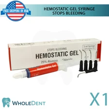 Hemostatic Gel Syringe Bleeding Stop Dental Wound Care Emergency First Aid