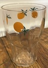 Set Of 3 Vintage Orange Fruit 🍊Juice Glasses Vintage Orange Juice Glasses — photo 9