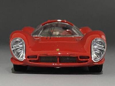 Bang 1/43 Ferrari 330 P4 Spyder 1967 Prova Mo 49 Red Le Mans