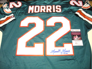 Custom Stitched Miami Dolphins Jersey - Mercury Morris Teal Style, Sizes M To 3XL (Unsigned)