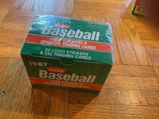 1987 Fleer Baseball Updated Trading Cards & Logo Stickers Traded Set