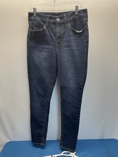 SEVEN7 TUMMYLESS STRETCH SKINNY ANKLE JEANS Women  s Sz 10