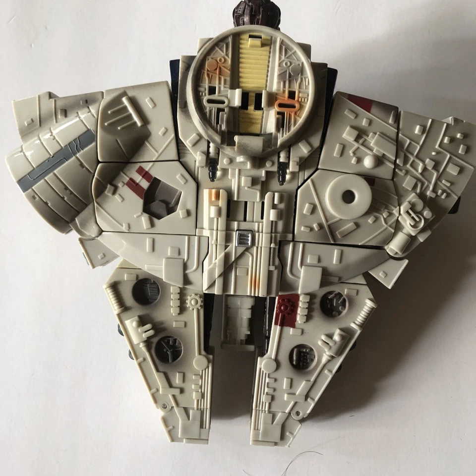 Transformers Star Wars Crossover Lot (2) Incomplete Figures Han Solo Darth Vader - Image 3 of 4