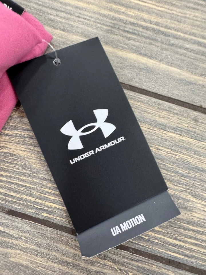 NEW Under Armour UA Motion High Rise Pink Ankle Length Leggings Womens 2X - Image 2 of 4