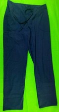 Scrubstar navy blue women's elastic waist drawstring scrub bottom size s 33W 30L