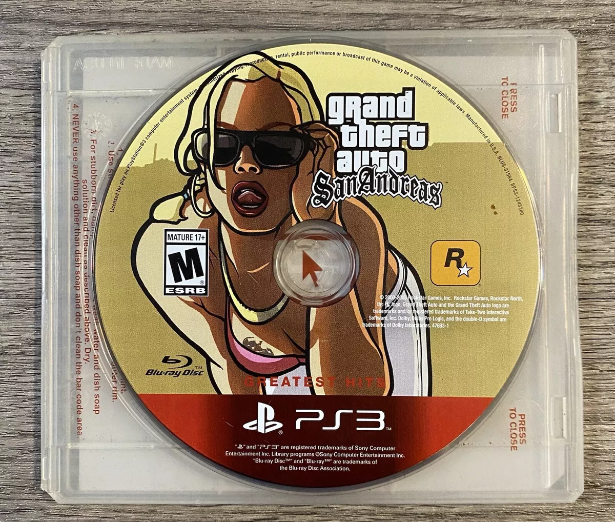 Grand Theft Auto: San Andreas - PlayStation 3 PS3 **NEW FACTORY