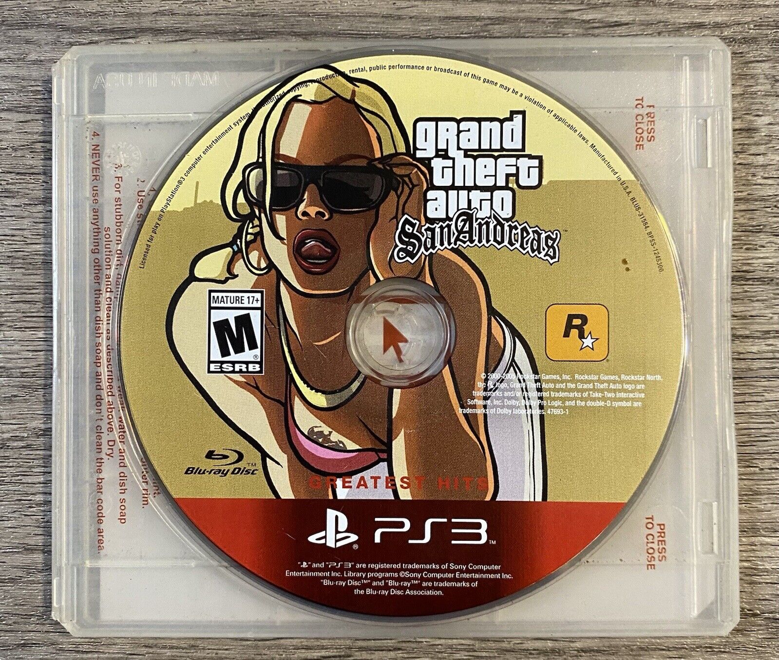 Grand Theft Auto GTA: San Andreas (HD) Playstation 3 Mídia Digital