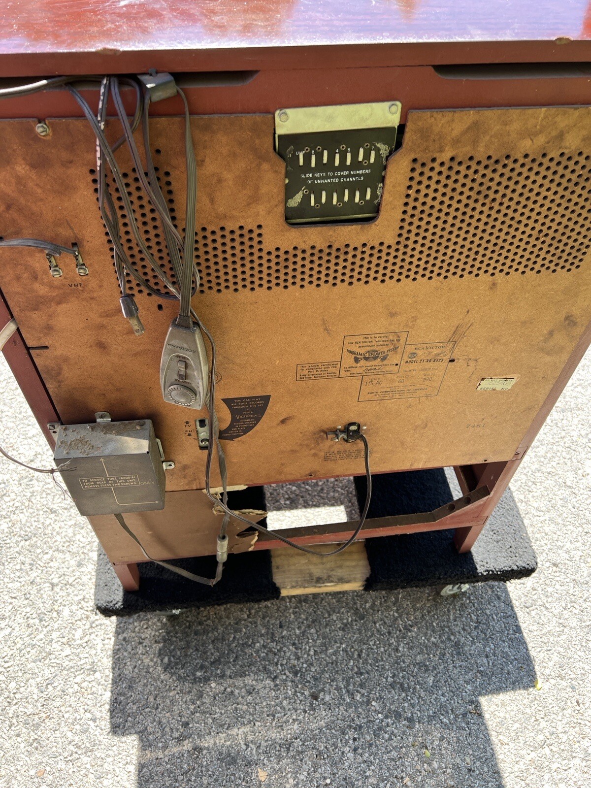 1950s RCA Victor Deluxe console TV Television vintage tv eBay