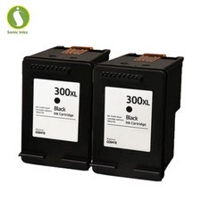 2 Black Ink Cartridge 300XL Fits For HP F4500 F4580 F4210 F4213 F4235 F4240