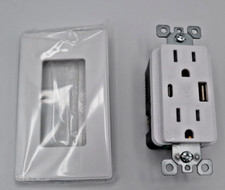 ELEGRP Combination Receptacle USB/USB-C Outle...