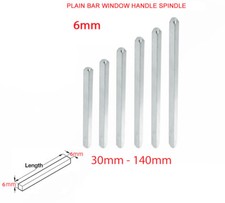 SPLIT Spindle Door Handles UPVC Door WINDOW Handle Steel BAR 5mm 6mm 7mm 8mm 