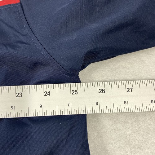 Vintage Nike Jacket Men’s XL Blue Red Silver Tag Windbreaker Swoosh Check - Picture 11 of 13