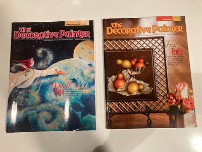 Lot THE DECORATIVE PAINTER Nov 2006 Mar 2007 WINTER MAGIC Fresh Fruits Lot of 2