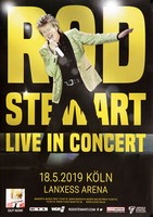 Rod Steward - Live In Concert, KöLn 2019 | Konzertplakat | Poster