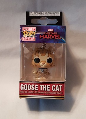 goose the cat keychain