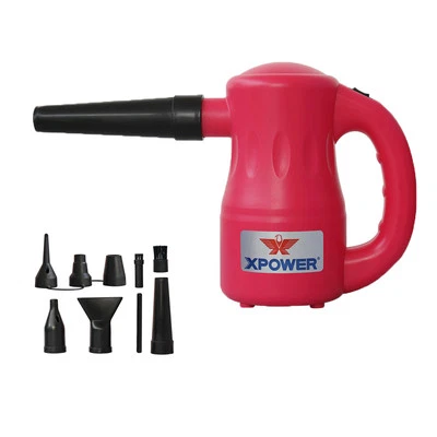 XPOWER B53 Airrow Pro 115V Multi Use Dog Hair Dryer Blower Duster Air Pump- Pink
