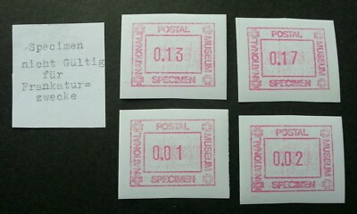 Britain National Museum 1988 ATM GB UK (frama label stamp) MNH *SPECIMEN *rare
