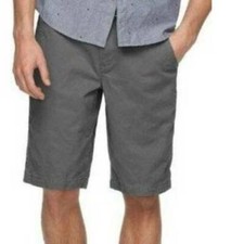 Boys Shorts 16 Gray Maxflex Waist Casual Twill Urban Pipeline