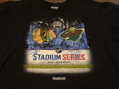 Camiseta Minnesota Wild Stadium Series 2016 vs Chicago Blackhawks NHL XL - Imagen 3 de 8