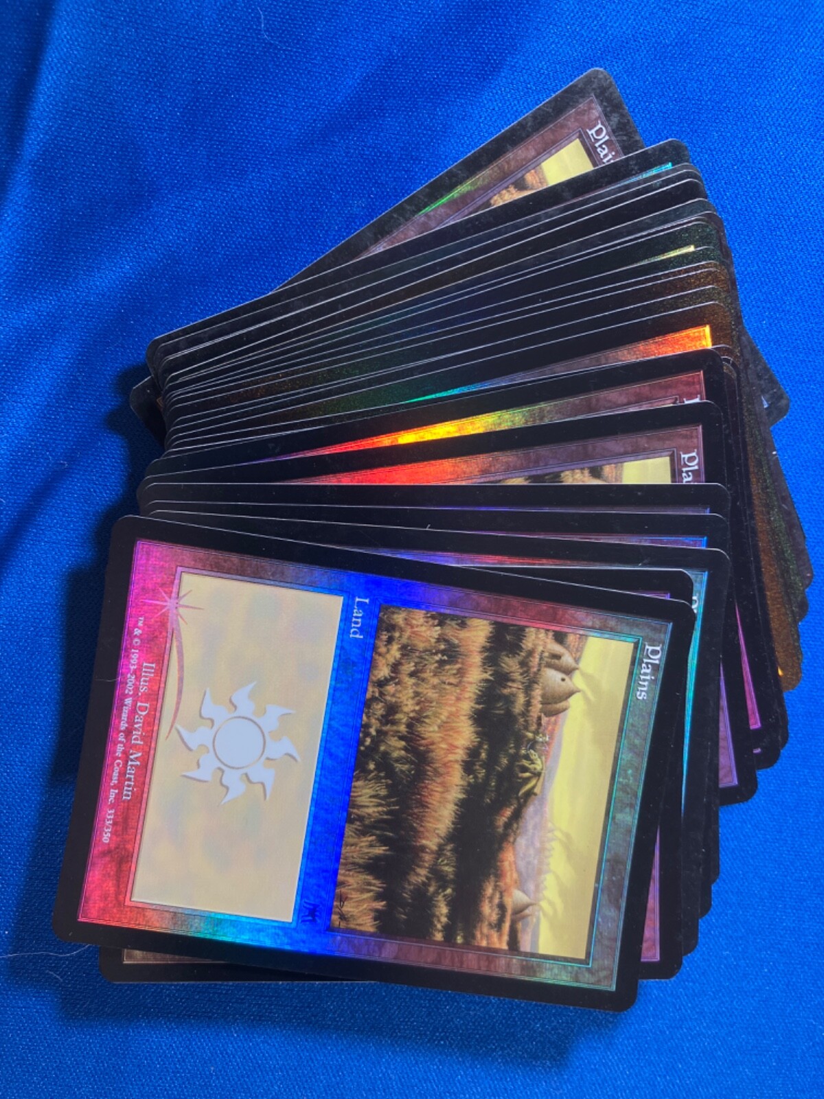 1x FOIL ONSLAUGHT PLAINS x1 331 332 333 334 Basic Land MtG Magic fast shipping