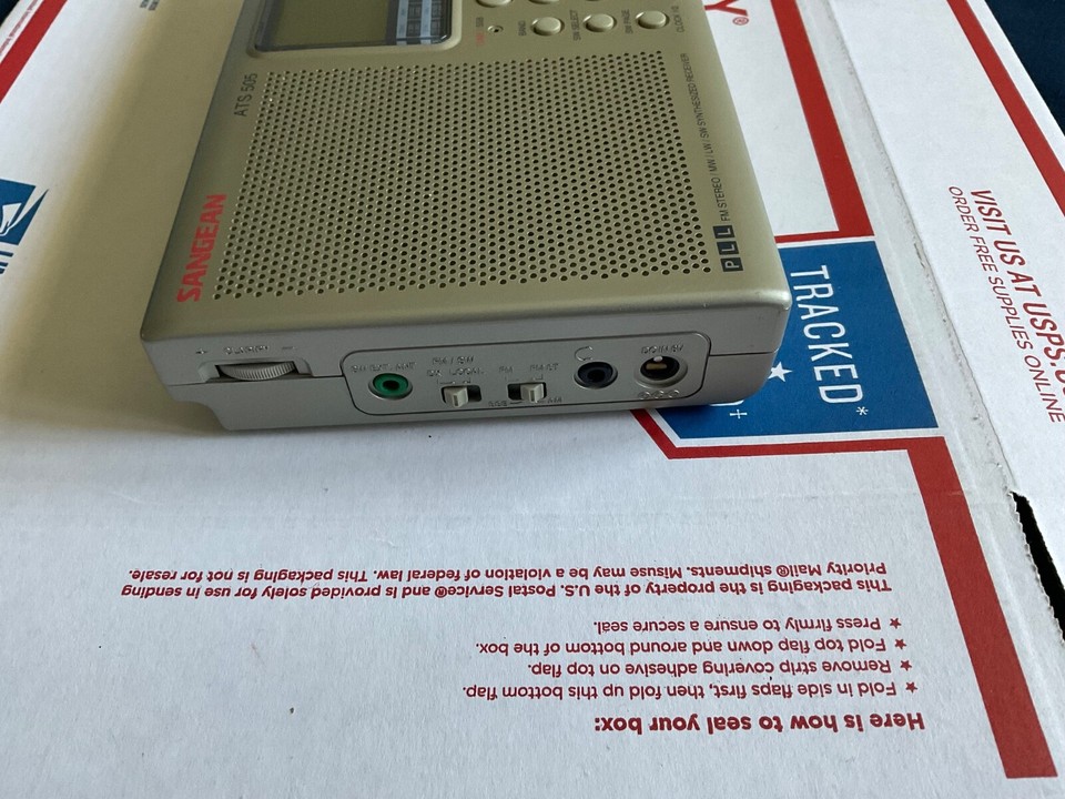 Sangean ATS-505 AM/FM MW/LW/SW Shortwave Stereo World Radio With Case ...