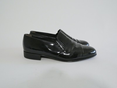 Bally Men’s Gable Patent Black Leather Dress Tuxedo Shoes Switzerland Vintage Bally Swiss Men main image 3
