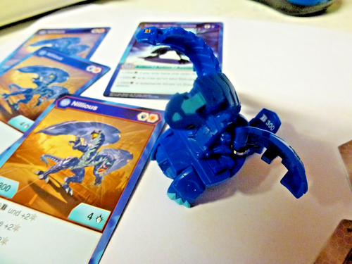 Bakugan Aquos Nillious (Figur + 4 Karten + 2 Magnete) - Bild 3 von 4