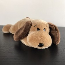 TY BEANIE COLLECTION BONES BROWN FLOPPY HOUND DOG PLUSH STUFFED ANIMAL 2000