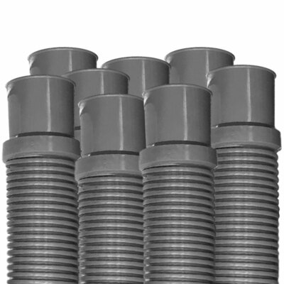 Puri Tech Heavy Duty Above Ground Pool Filter Hose, 1.5 in x 3 ft - 8 pack