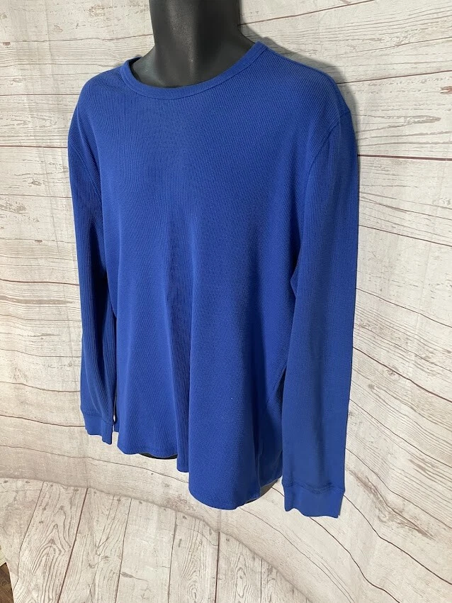 Camiseta Pulôver John Bartlett Consensus Manga Longa Azul Tamanho GG - Imagem 2 de 4