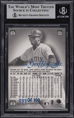 1997 Flair Showcase Legacy Collection Row 0 Ken Griffey Jr. 99/100 