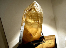 Large, clear, natural citrine crystal, approx: 2600g