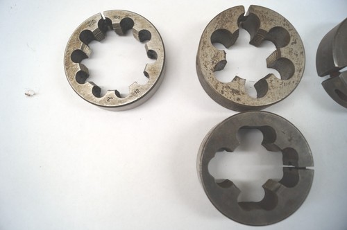 LOT (28) Morse TRW Ace Round Split Thread Dies 8/32" to 2" HSS USA E153 - Picture 3 of 9