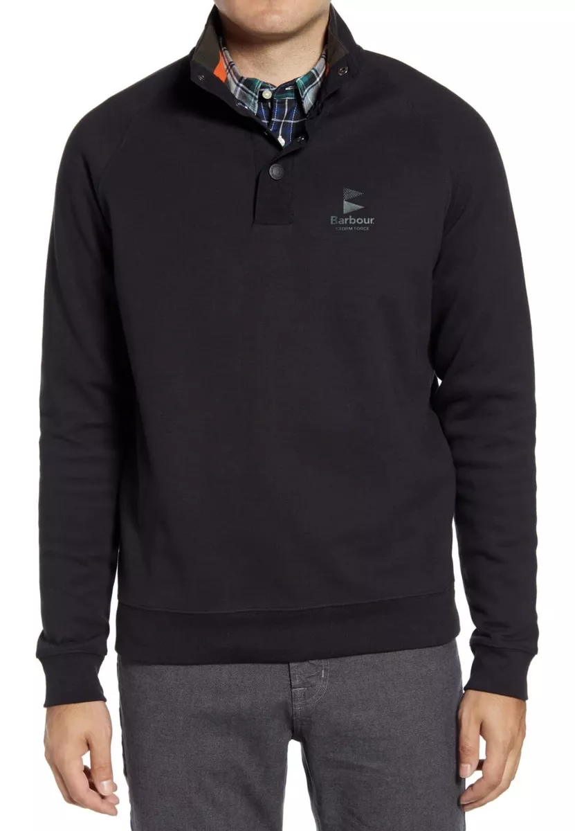 Barbour half snap sweatshirt sales