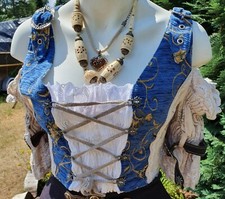 NEU!Oscar!Leder,Trachten,Mieder,36,Corsage,Mittelalter,Bluse,Top zu Lederhose