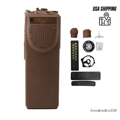 Brown Repair Front Cover Housing Case fits for xts3000 xts Radio M1