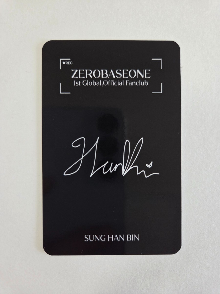 ZB1 ZEROBASEONE 1st Global Official Fanclub Kit Zerose Photocard +