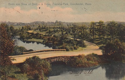 1909 Boston-Silverlakes Mass Franklin Park Dorchester ObjectsYouLove Postcard