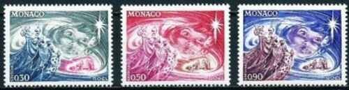 Timbres Religion Noël Monaco 900/902 ** - 80961FR - Foto 1 di 1