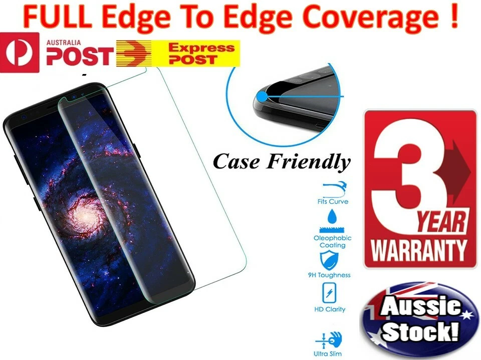 For Samsung Galaxy S21 S20 S9 S10 S7 S8 A11 A21 Tempered Glass Screen Protector - image 2 of 4