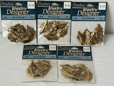 New 35 Pcs Jewelry Making Pendants DIY Charms Leaf Design Craft 1-1/2   Z6-7 
