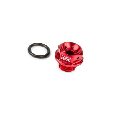 Öldeckel Aluminium STAGE6 M14x1,5 Rot Betamotor 50 Eikon 2000-2005