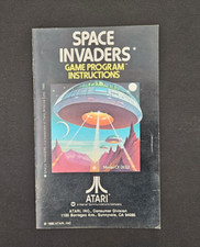 Space Invaders CX2632 Atari 2600 Game Program Instruction Manual Booklet 1980