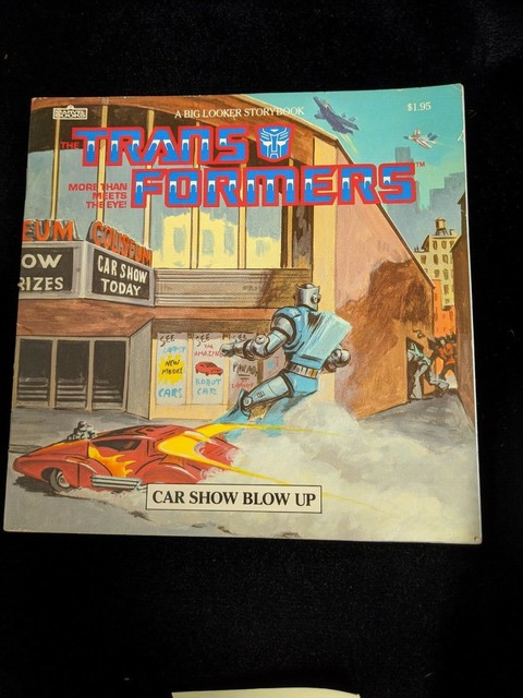 Transformers Car Show Blow Up Marvel Books 1986 Vintage Hasbro Paperback Book For Sale Online Ebay
