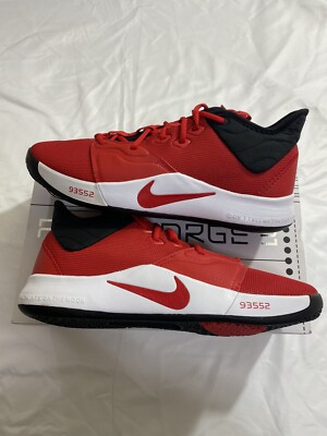 Nike Pg 3 University Red Size 11.5 Size 11 - Nike PG 3 University Red | eBay main image 3