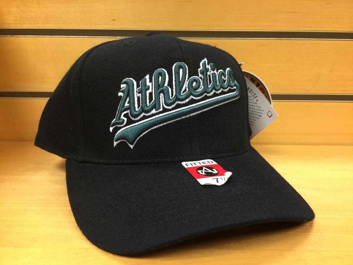 ウェア VINTAGE Oakland Athletics dead stock CAP 7 1/8 New NWT Vintage Deadstock Oakland Athletics MLB Fitted