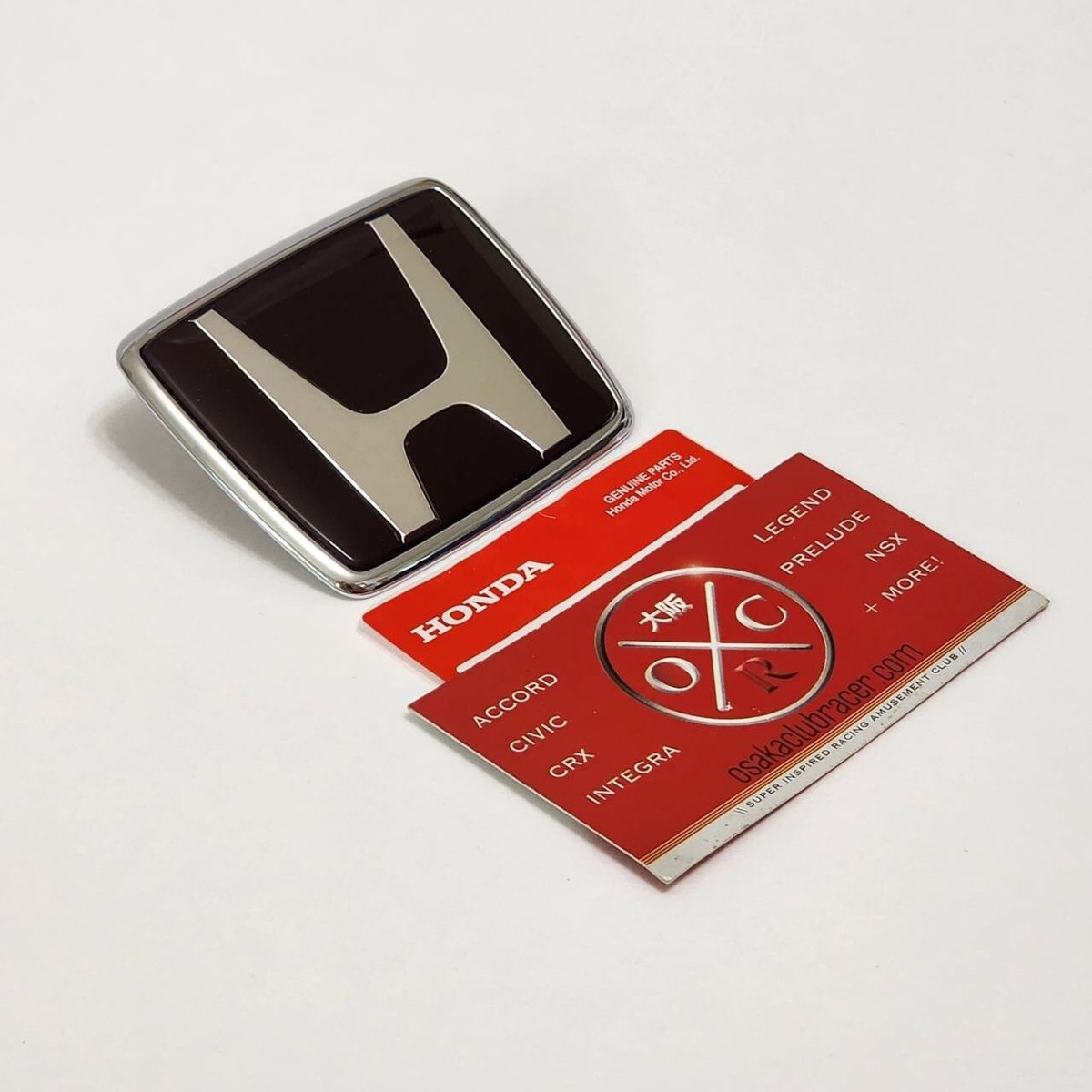 Genuine OEM 91-01 Honda NSX JDM Front Emblem Badge Cranberry Red