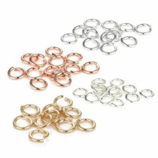 30pcs 925 Sterling Silver Open Jump Rings Direct Splits Connectors 3/3.5/4/5mm