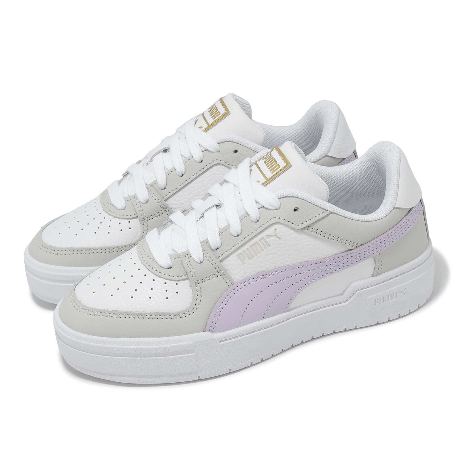 Puma CA Pro Classic II 2 White Purple Men Unisex Casual Lifestyle Shoe 402366-09