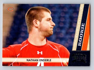 2011 Panini Threads #222 Nathan Enderle Chicago Bears Rookie